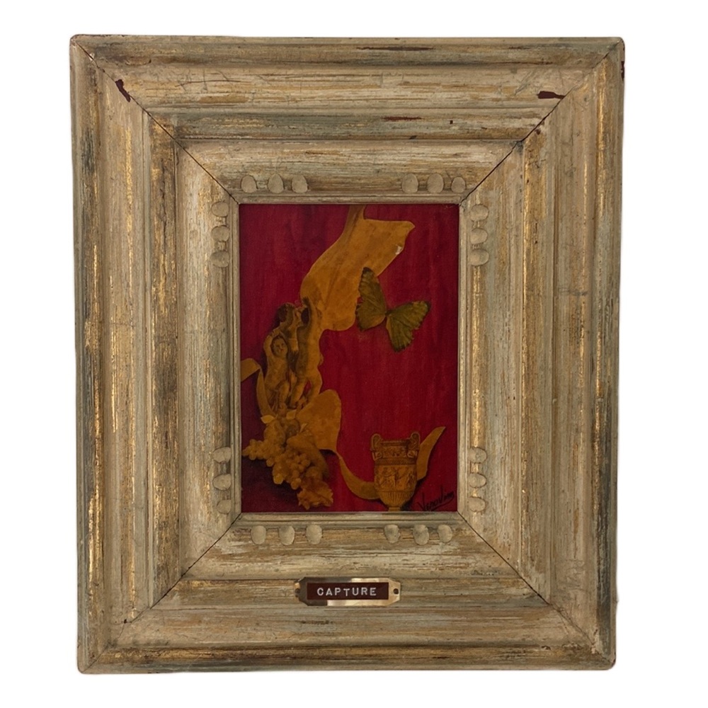 Original Vintage Collage Titled "Capture"